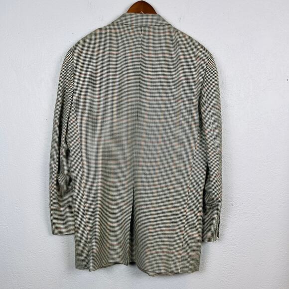 Paul Stuart Stuart Blazer Silk / Wool Blend Dual Button - 45 Long - Picture 5 of 8